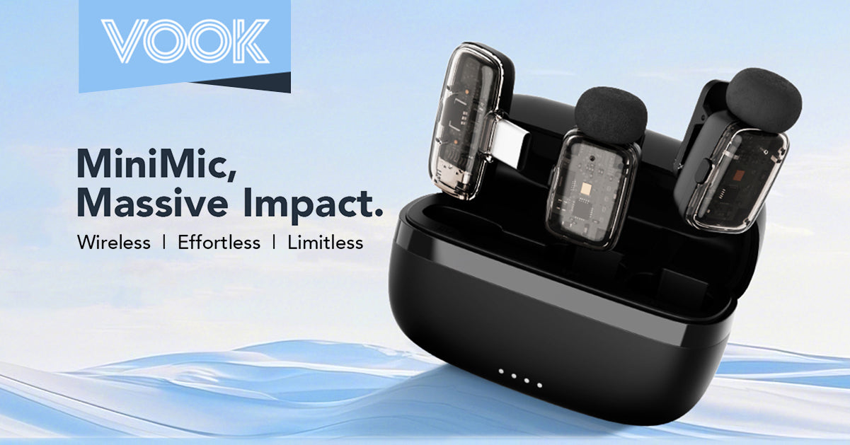VOOK | Wireless Microphones for Creators & Podcasters